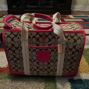 Used Coach dog carrier